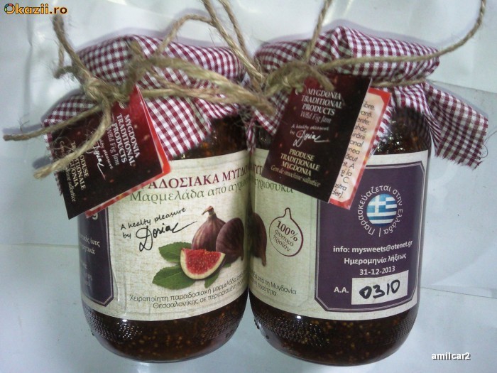 Gem de SMOCHINE SALBATICE, HALVA, PASTA DE MASLINE, BRANZA DE CAPRA MATURATA, BRANZA DE GRATAR-Haloumi, ULEI si MASLINE, produse facute in/pt. GRECIA foto mare