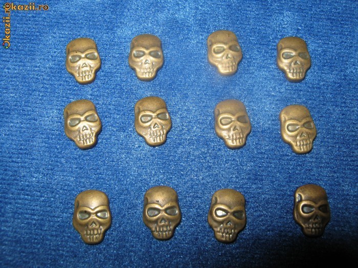 SET 12 CRANII / CRANIU ALAMA foto mare