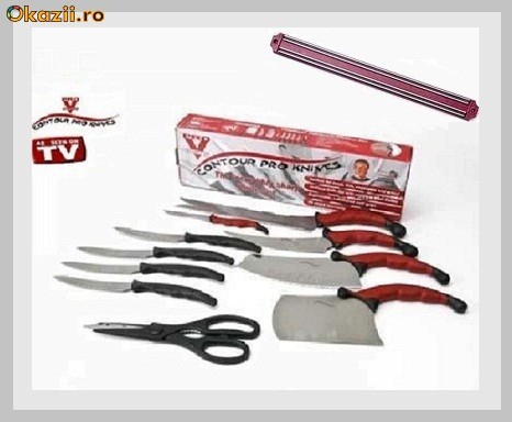 SET CUTITE CONTOUR PRO V VAZUT LA TV - ORIGINAL + CADOU SUPORT MAGNETIC foto mare