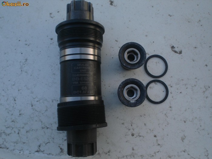 Butuc pedalier monobloc octalink Shimano Deore BB-ES25 - nou foto mare