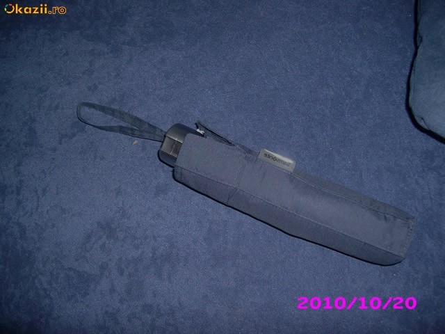 UMBRELA ALBASTRA  SAMSONITE   DAMA/BARBAT foto mare