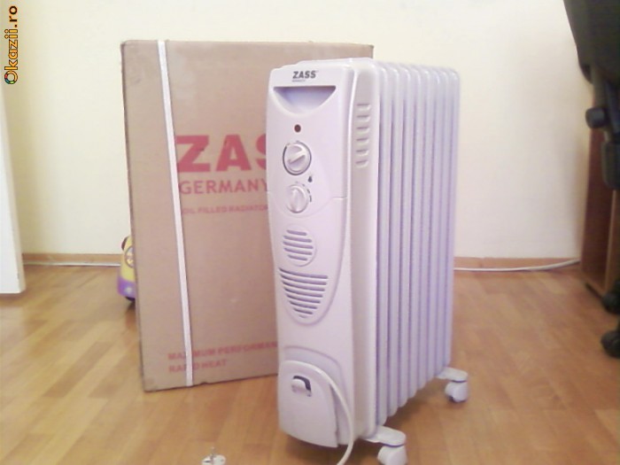 Calorifer electric cu ulei Zass 2000 W ZC 09 20S foto mare
