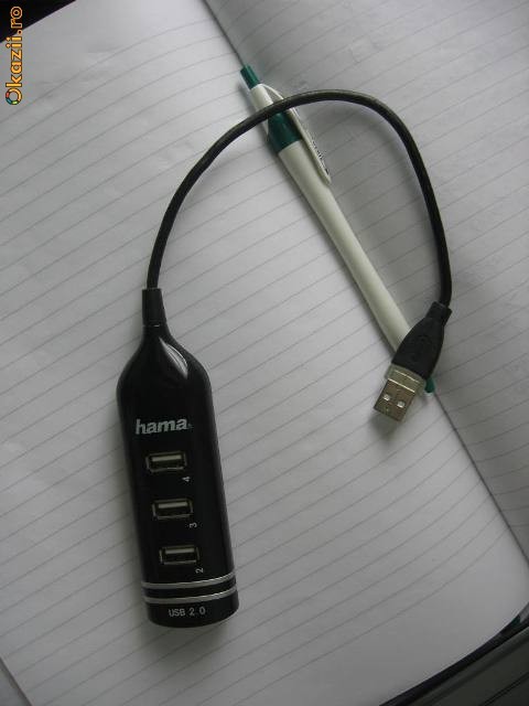 HUB USB 2.0 HAMA (aproape nou) foto mare