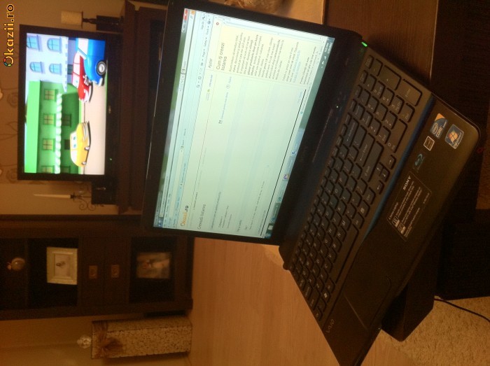 Sony Vaio i5, 2.53 Ghz, 500GB,  4GB RAM, Blu-ray, 15,6 inch foto mare