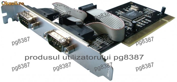 Placa extensie, slot PCI -> 2 porturi seriale RS 232-0655 foto mare