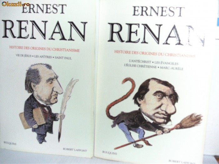 ERNEST RENAN - HISTOIRE DES ORIGINES DU CHRISTIANISME foto mare