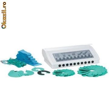 Vand electrostimulator performant f-905, nou, garantie si factura de la cumparare,are 20 de electrozi, nefolosit din motive de sanatate. pret 1170 lei foto mare