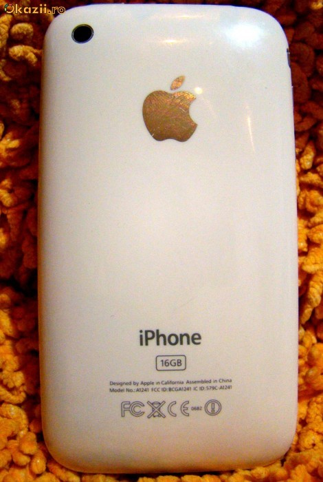 iphone 3g 16gb alb stare excelenta foto mare
