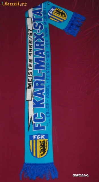 Fular FC Karl-Marx Stadt campioana 1966/67 (actuala Chemnitzer FC ) foto mare