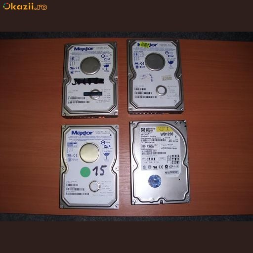 Hard disk desktop second hand IDE 120 GB (diverse firme) foto mare