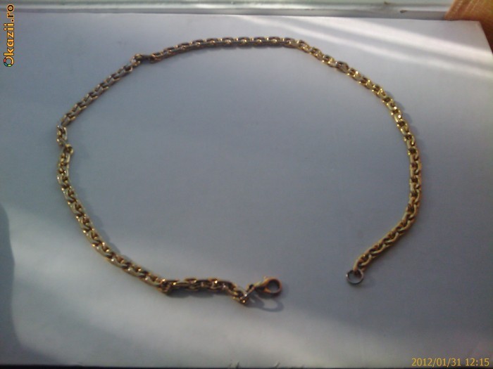 Colier De Aur 18 k foto mare