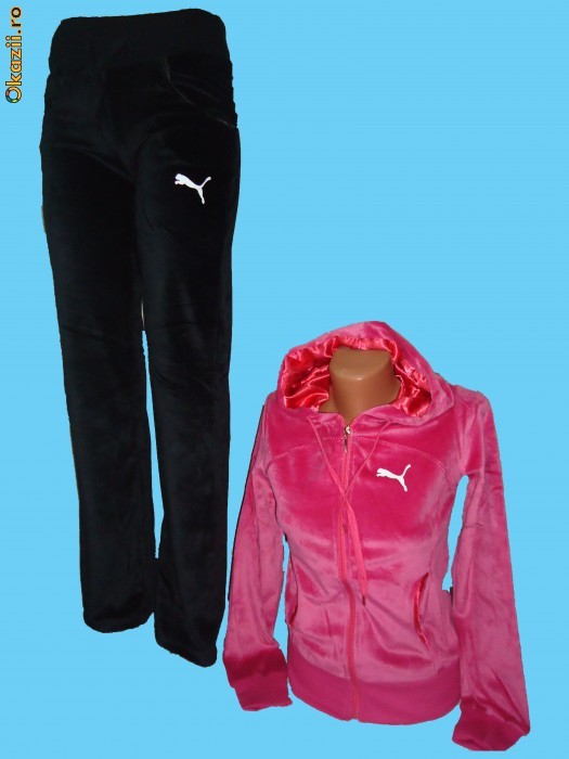 TRENINGURI PUMA,MATERIAL CATIFEA,MODEL 2012,roz,gri,negru,mov,in dungi/CEL MAI MIC PRET foto mare