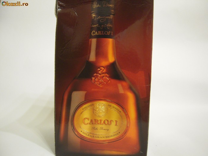 BRANDY CARLOS I- GRAN RESERVA- 70CL/40% ALC. foto mare