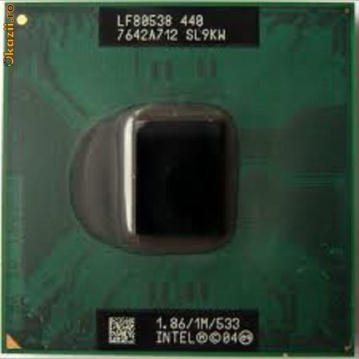 Procesor laptop folosit Intel Celeron M 440 SL9KW 1,86Ghz foto mare