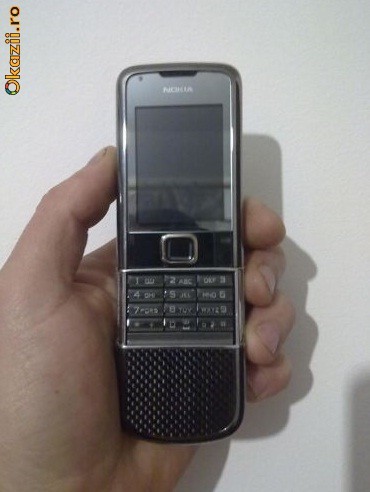 Vand Nokia 8800 carbon arte foto mare