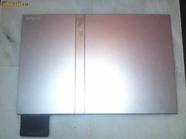 Consola PS2 slim -aproape noua- foto mare