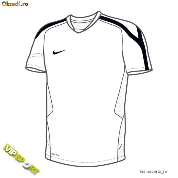 TRICOU NIKE TOP TEE - ALB foto mare