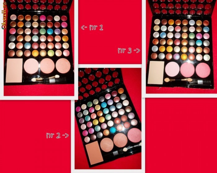 TRUSA DE MACHIAJ + CADOU - MAKE UP RPOFESIONAL - FARDURI PT PLEOAPE + BLUSH - 48 NUANTE + 4 BLUSH foto mare