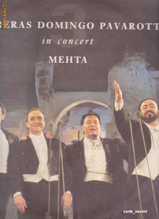 CARRERAS- DOMINGO -PAVAROTTI IN CONCERT ~VINIL foto mare