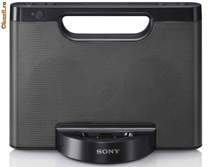 Boxa iPod/iPhone Sony RDP-M 5 iPB neagra foto mare