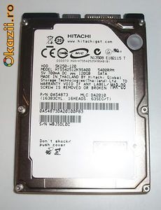 Hard Disk 120GB + Cablu SATA foto mare