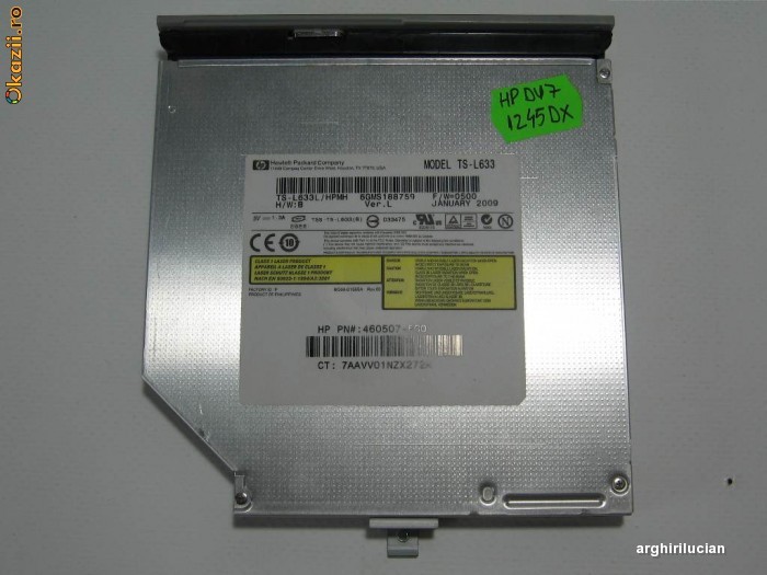 Unitate optica TS-L633 SATA DVD Burner DVD-RW Lightschibe HP DV7-1245dx foto mare