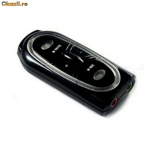 Placa de sunet SteelSeries Siberia USB Soundcard Black foto mare