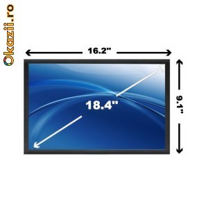 Ecran laptop 18.4 LCD 1920 x 1200 GLOSSY (Lucios) display panel LTN184HT01 foto mare