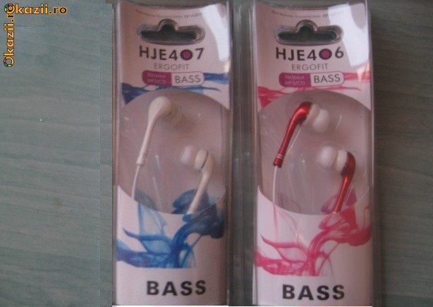 Casti STEREO iPhone 4G 3GS 3G iPad iPod Mp3 Mp4 foto mare