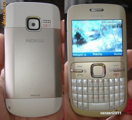 Nokia C3-00 Golden White - Garantie,Factura - Impecabil foto mare