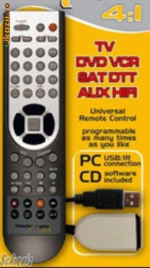 TELECOMANDA GBS + PROGRAMATOR IR TELECOMENZI DVD LCD TV SAT HIFI foto mare